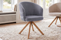Silla Comedor Giratoria Montreux Tejido Leo (Pack 2 unidades) - Gris