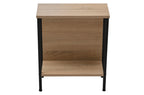 Mesa Rincon / Sofá Deck 40x18 cm Oak / Negro - imagen 2