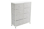 Estantería Metálica 8 Cubos 80x30 cm Blanco - Blanco
