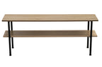 Mesa Auxiliar / Tv Deck 120x30 cm Oak / Negro - imagen 2