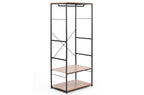 Armario Abierto Open Deck 75x180 cm Oak / Negro