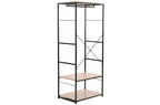 Armario Abierto Open Deck 75x180 cm Oak / Negro - imagen 2