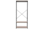 Armario Abierto Open Deck 75x180 cm Oak / Negro - imagen 3