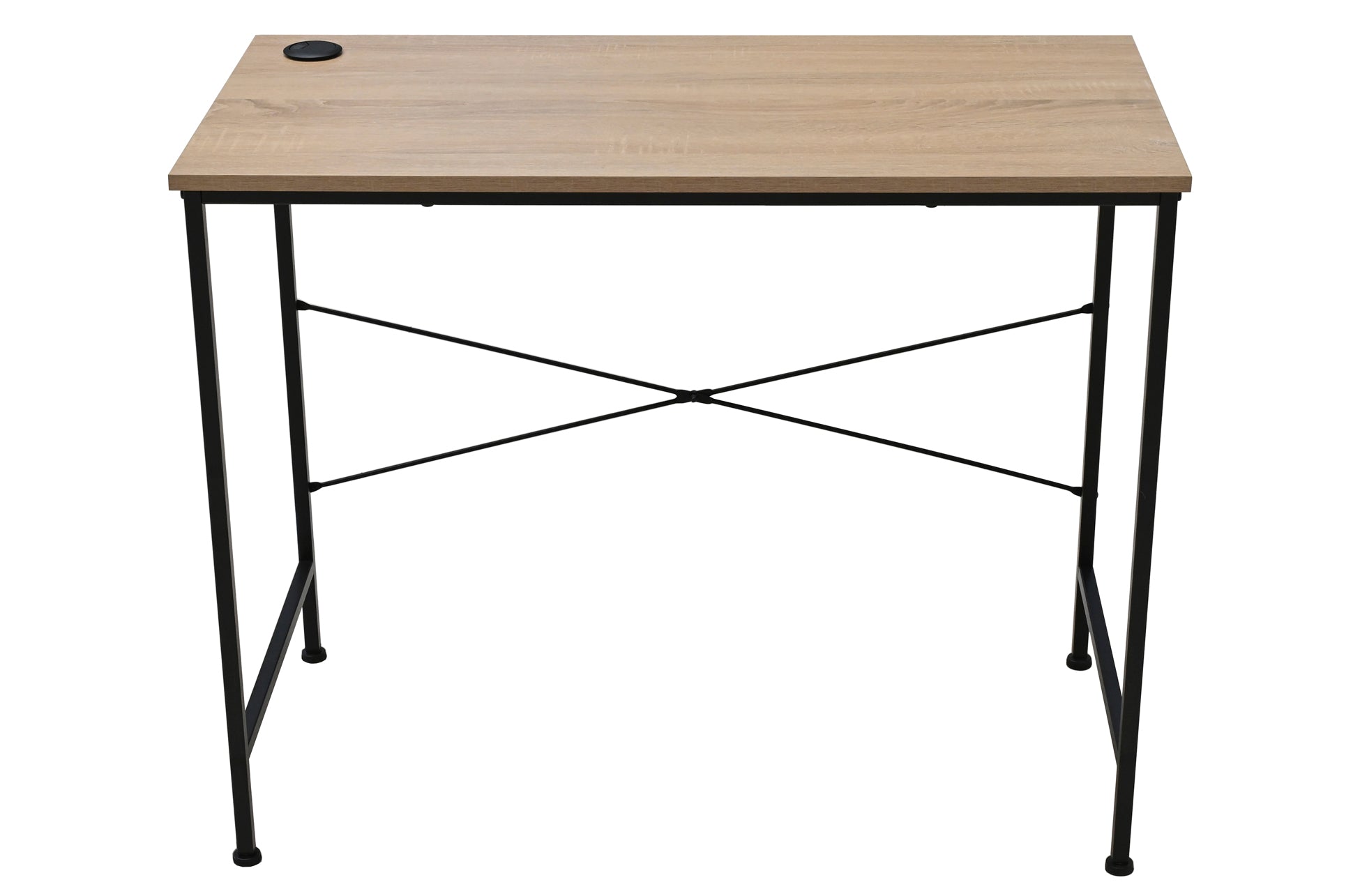 Escritorio Deck 90x45 cm Oak / Negro - imagen 2