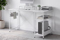 Mesa Estudio Multirack 120x50 - 80 cm Blanco - Blanco