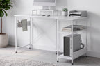 Mesa Estudio Multirack 120x50 - 80 cm Blanco - Blanco