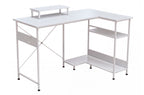 Mesa Estudio Multirack 120x50 - 80 cm Blanco - Blanco