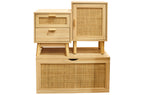 Mesilla Decor 40x30 cm Pino / Rattan - imagen 3
