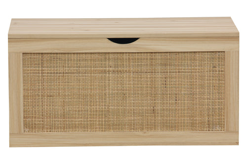Baúl Decor 80x40 cm Pino / Rattan - imagen 2