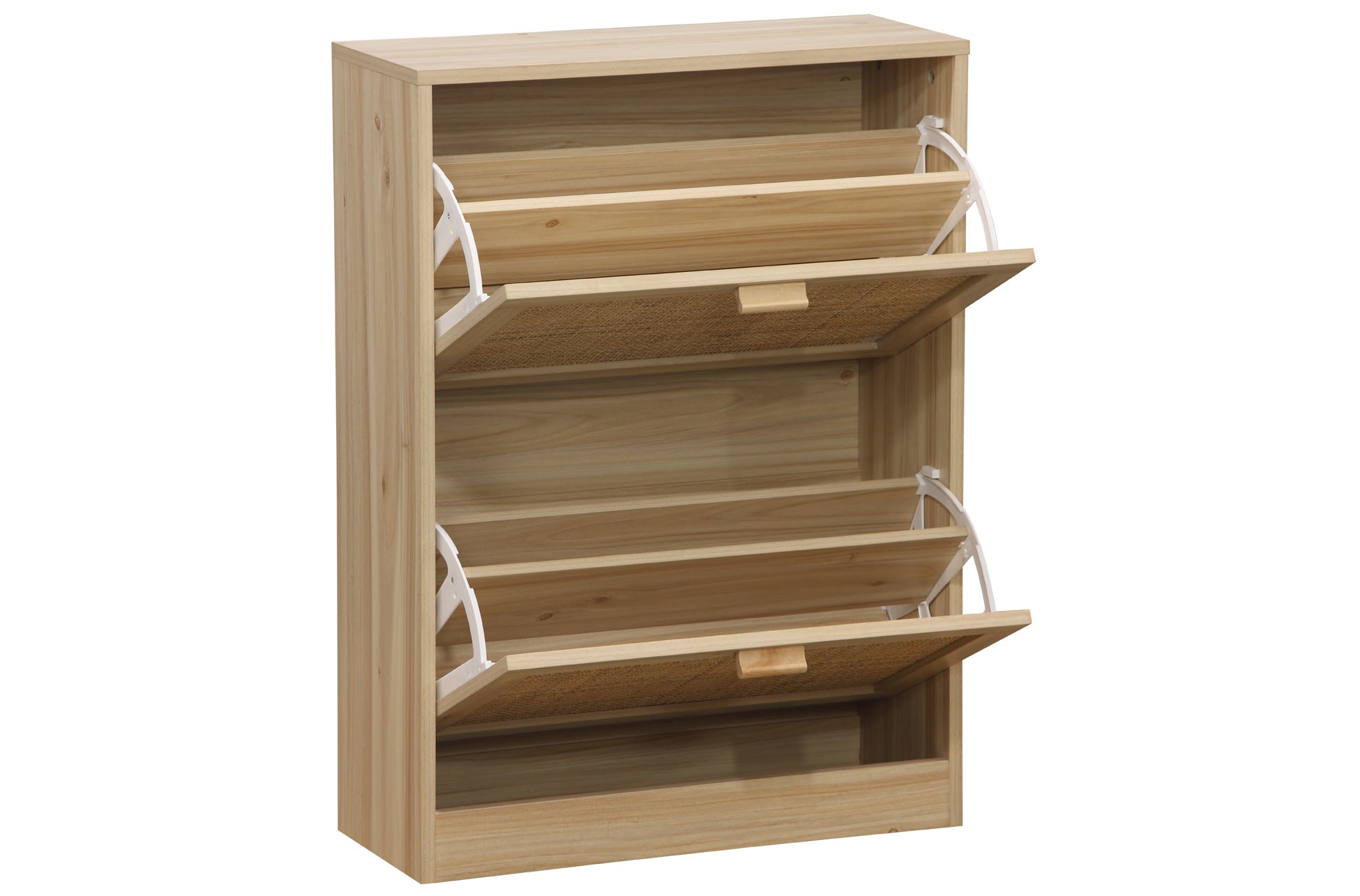 Zapatero Decor 60x24 cm Pino / Rattan - imagen 4