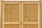 Armario Bajo Decor 80x40 cm Pino / Rattan - imagen 3