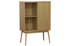 Consola Botellero Trend 80x40 cm Chapa Fresno - imagen 2