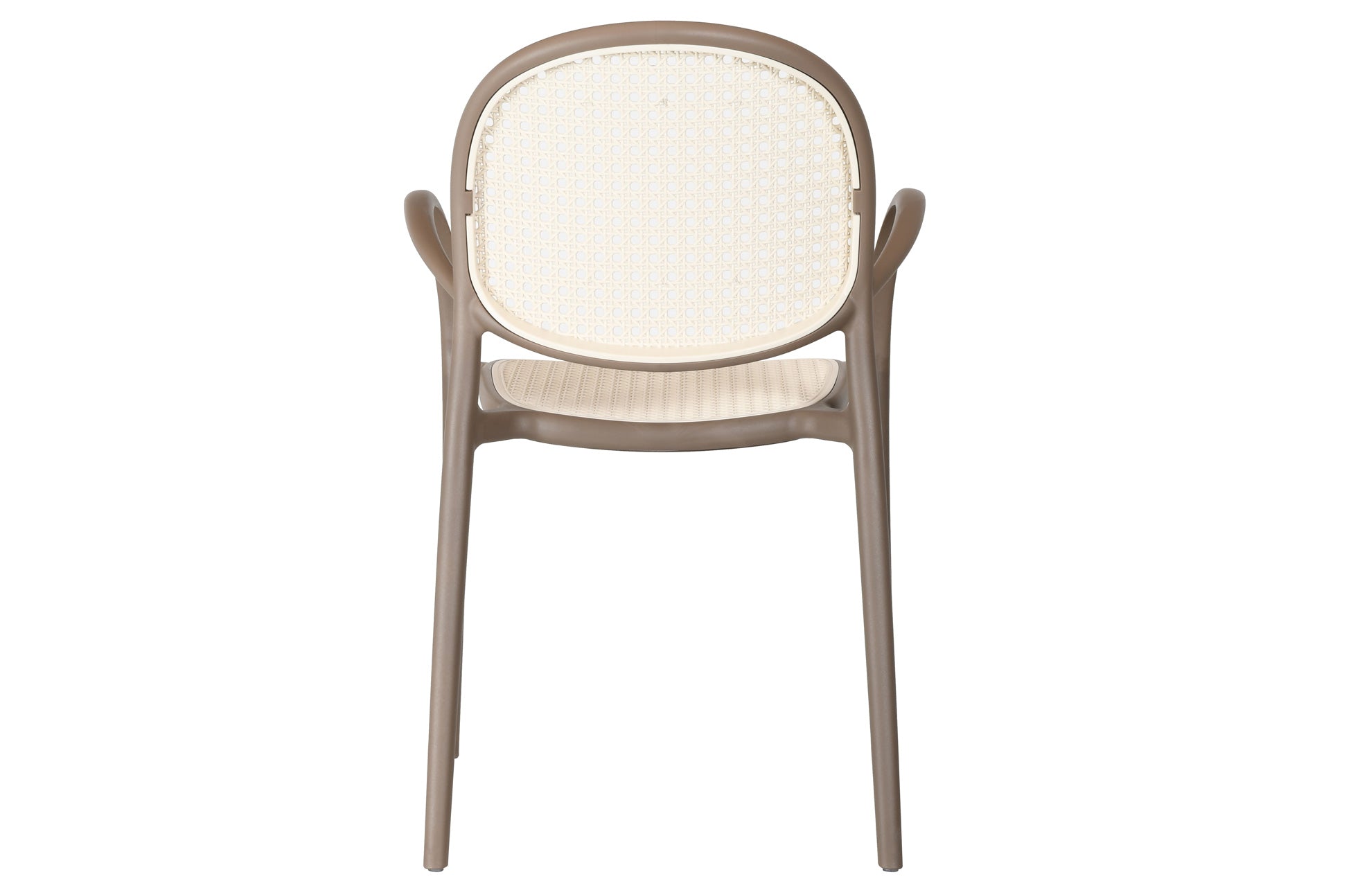 Sillón Masia Polipropileno Topo / Rattan - imagen 5