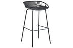 Taburete Alto Shell Negro