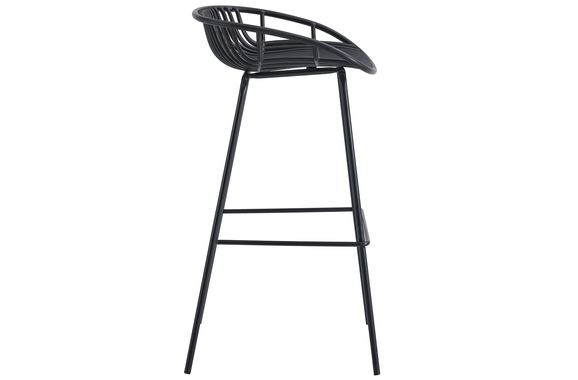 Taburete Alto Shell Negro - imagen 3