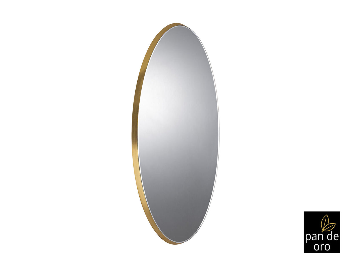 Espejo ovalado Aries 170 × 80 pan de oro