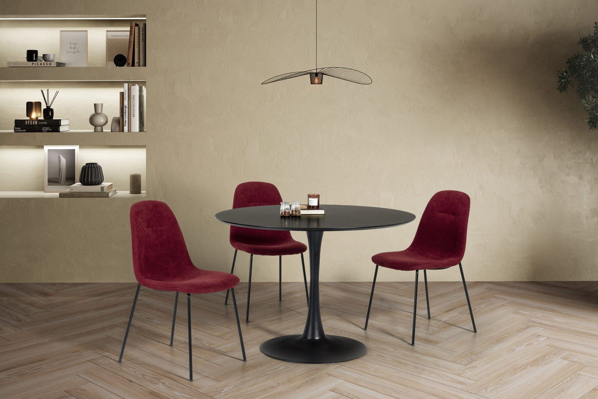 Mesa de comedor Salobreña 110 cm - Negro