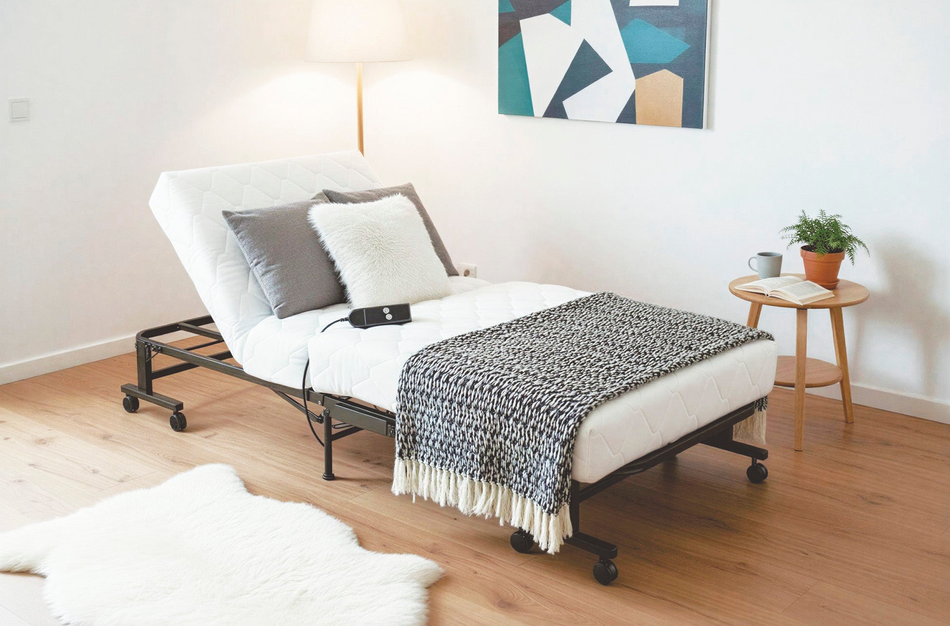 Cama Articulada Supletoria Plegable Motorizada 85x195 cm - imagen 6