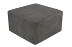 Puf 70x70 cm Convertible en Cama 70x195 cm con Funda Gris - Gris