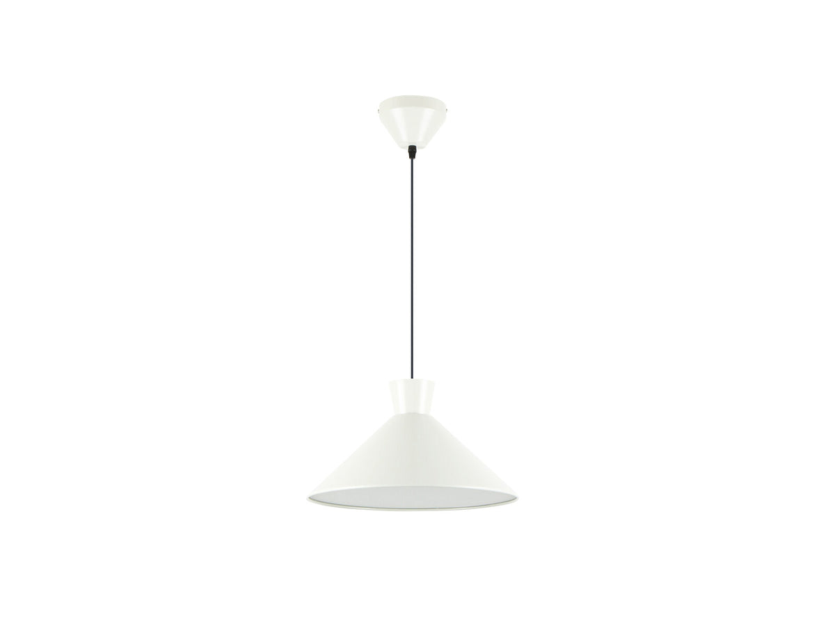Lámpara colgante Cono Ø36 gris perla mate (i3)