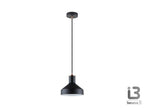 Lámpara colgante Irias negro y cobre (i3)