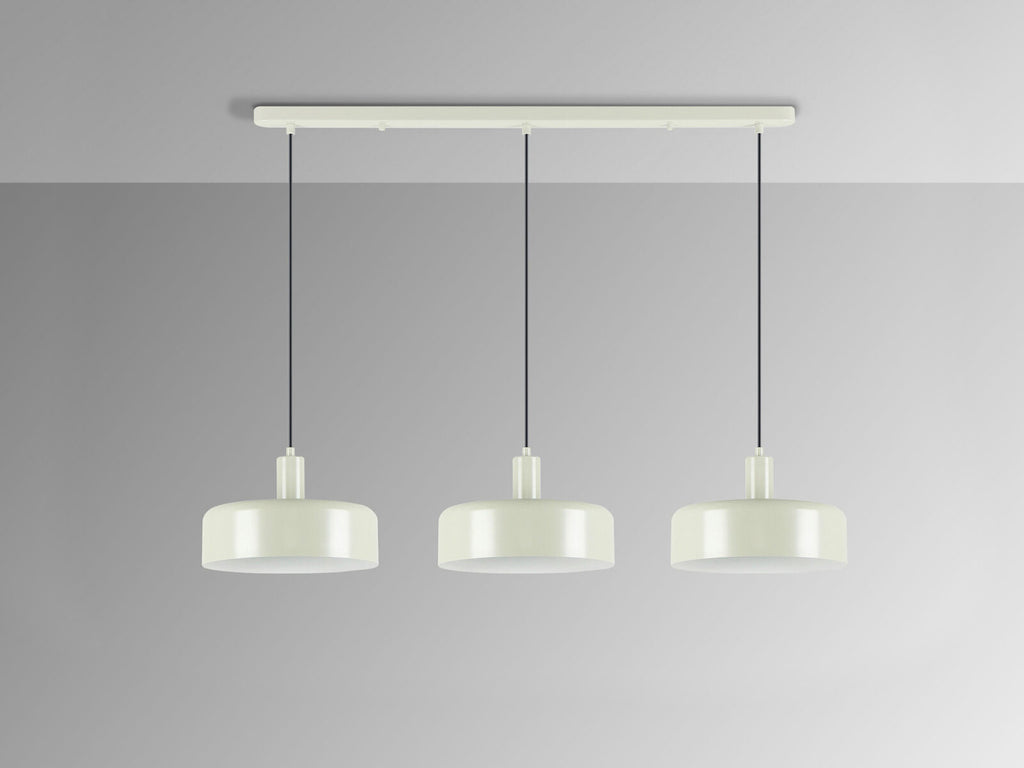 Lámpara de techo Alessia 3 luces gris perla (i3)