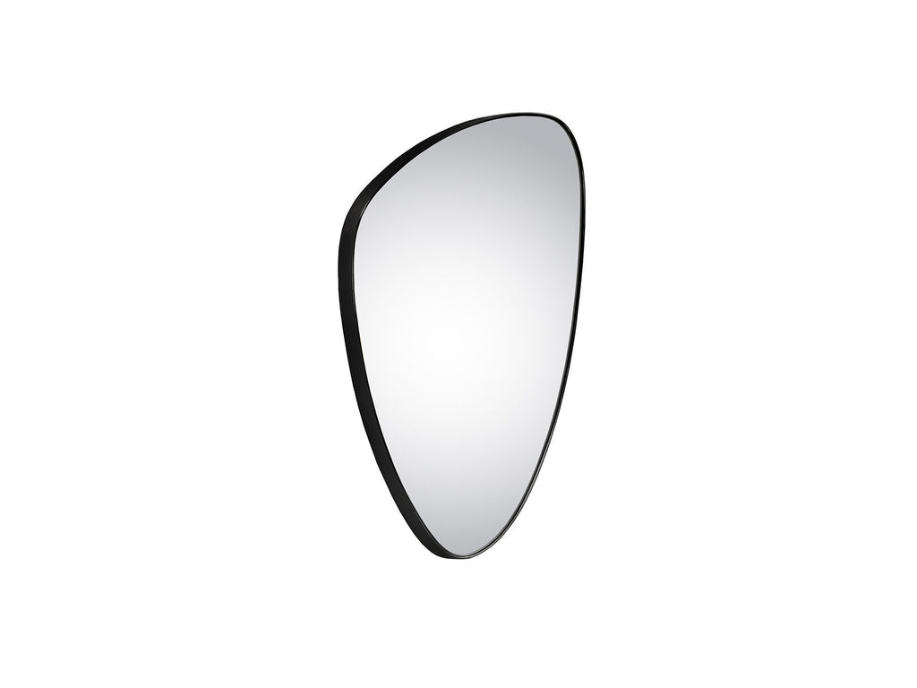 Espejo triangular Orio 84 × 55 negro mate