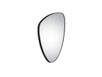 Espejo triangular Orio 84 × 55 negro mate