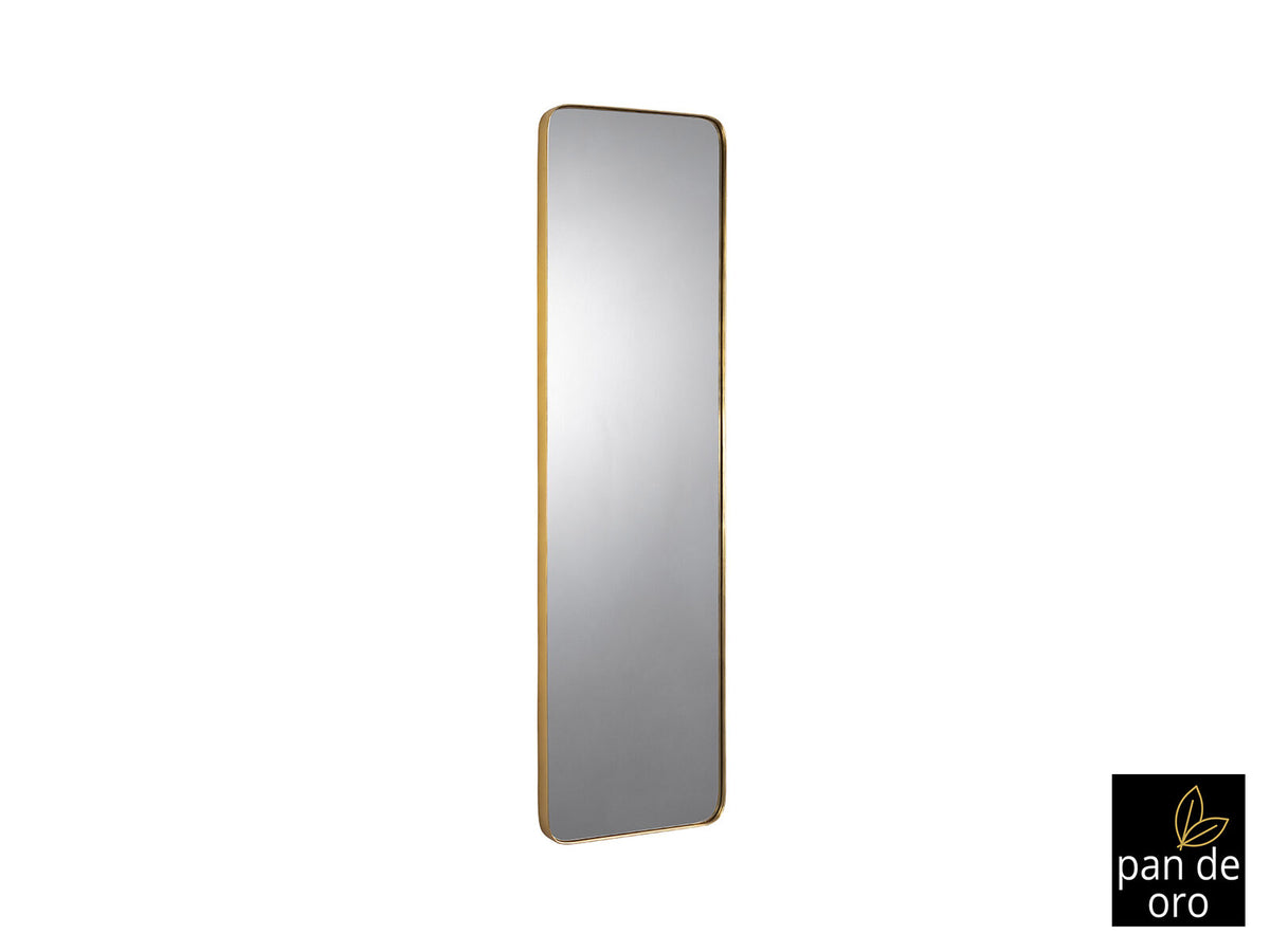 Espejo rectangular Orio 165 × 50 pan de oro
