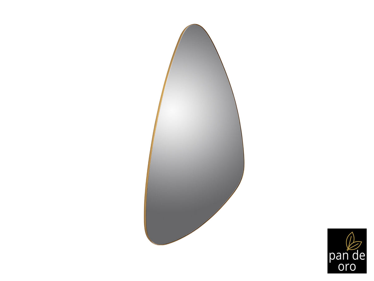 Espejo triangular Orio 165 × 85 pan de oro