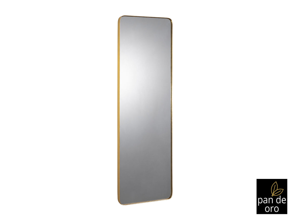Espejo rectangular Orio 180 × 65 pan de oro