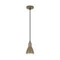Lámpara colgante Afra marrón satinado (i3)