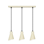 Lámpara de techo Bera 3 luces lineal crema (i3)
