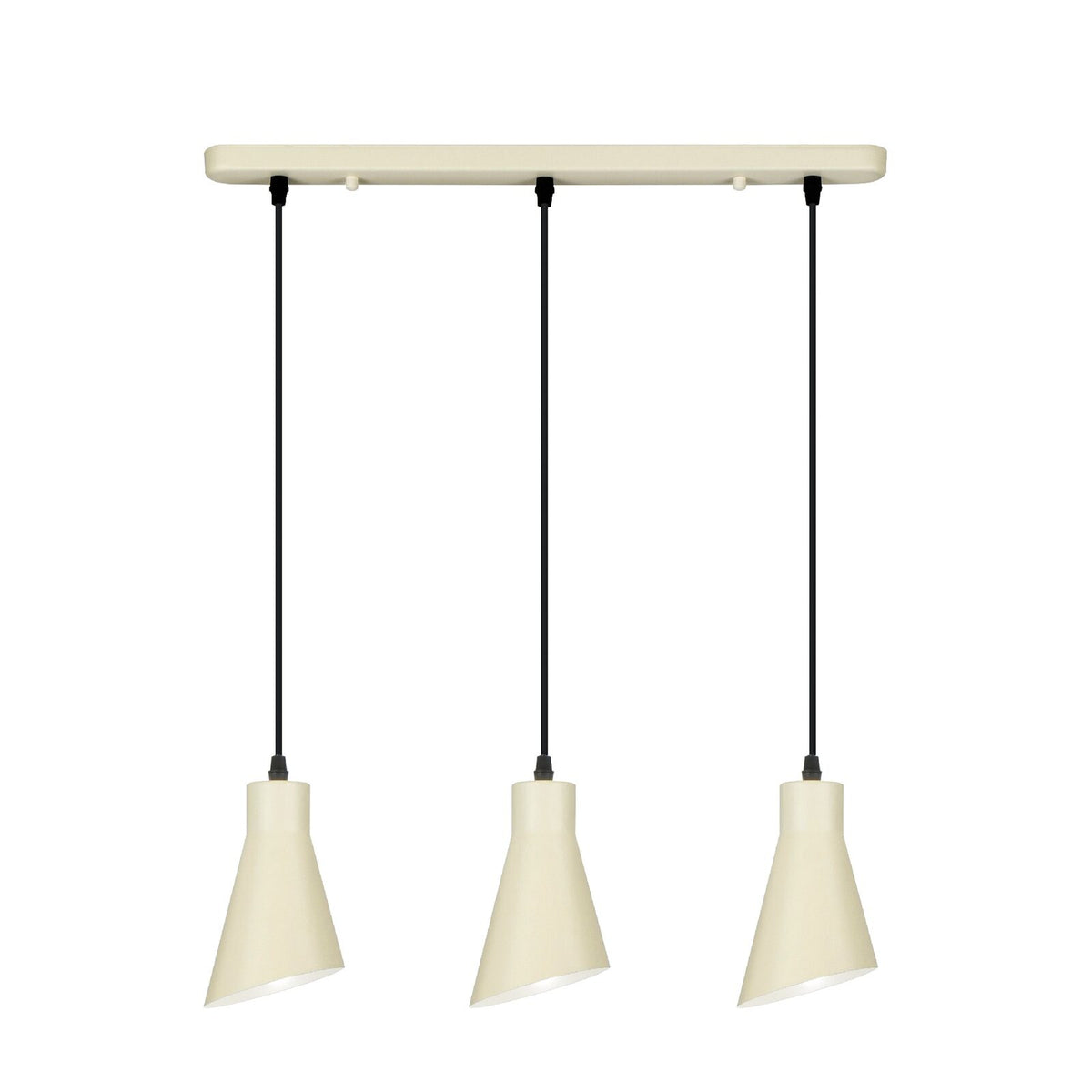 Lámpara de techo Bera 3 luces lineal crema (i3)