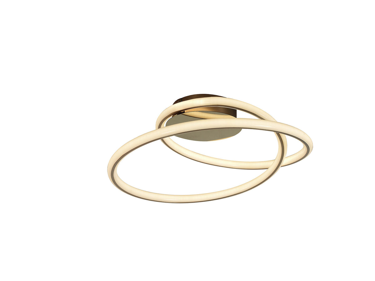 Plafón LED Tube oro Ø52