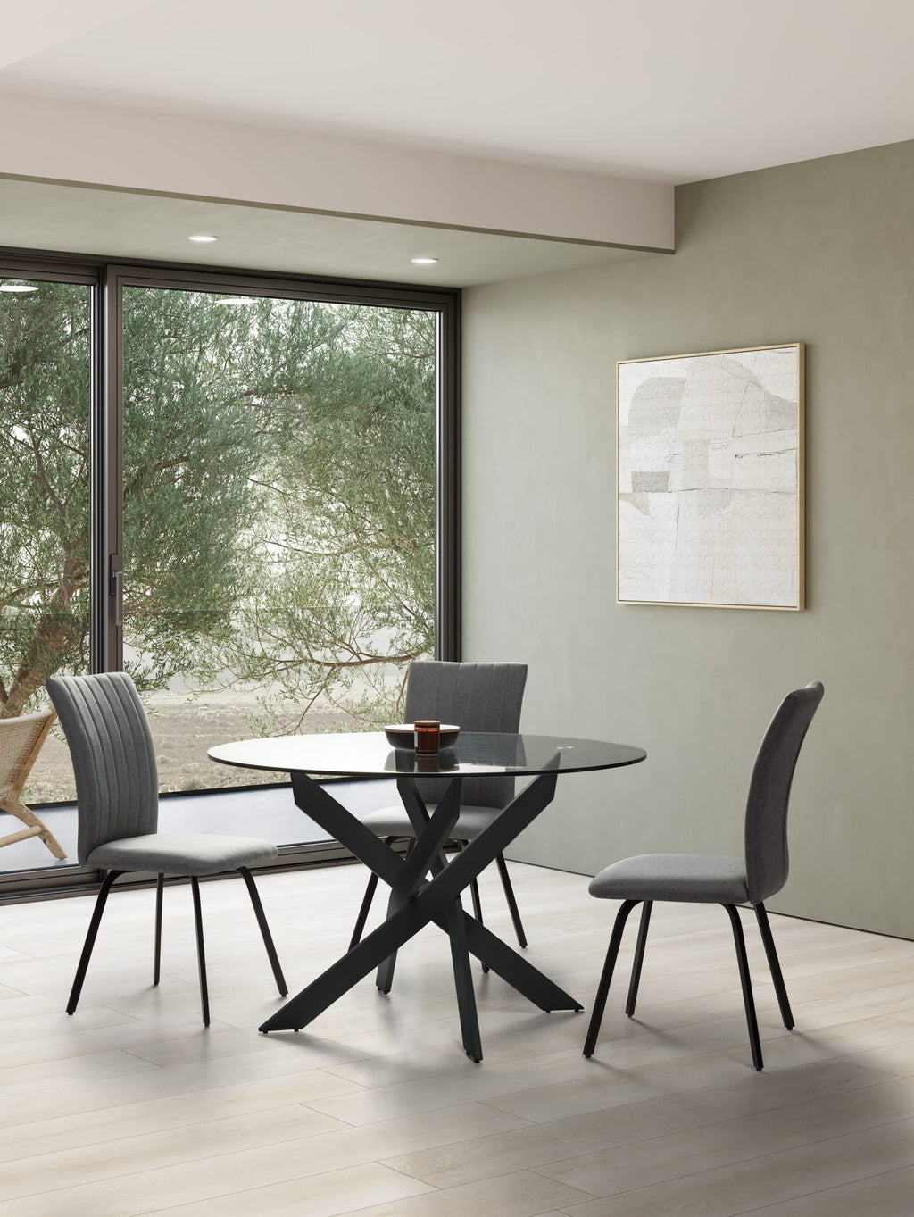Mesa de comedor Trevelez 120 cm - Negro