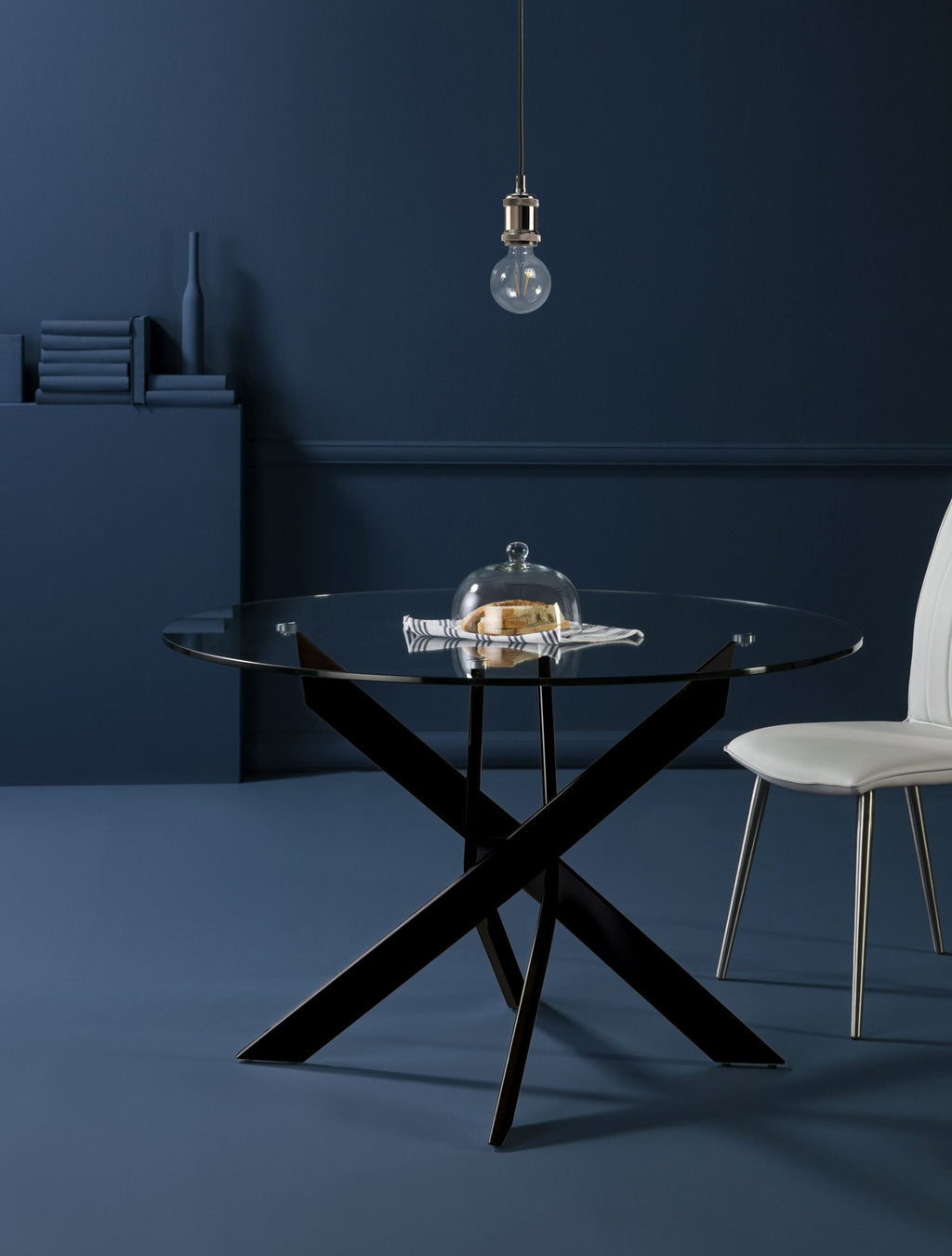 Mesa de comedor Trevelez 120 cm - Negro