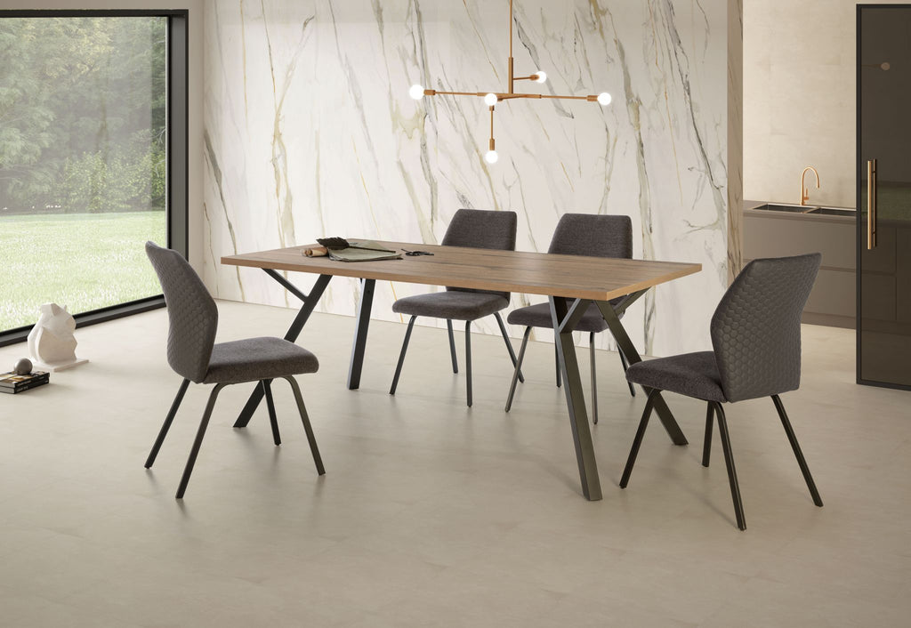 Mesa de comedor extensible Senija 160x90 cm - Marckeric