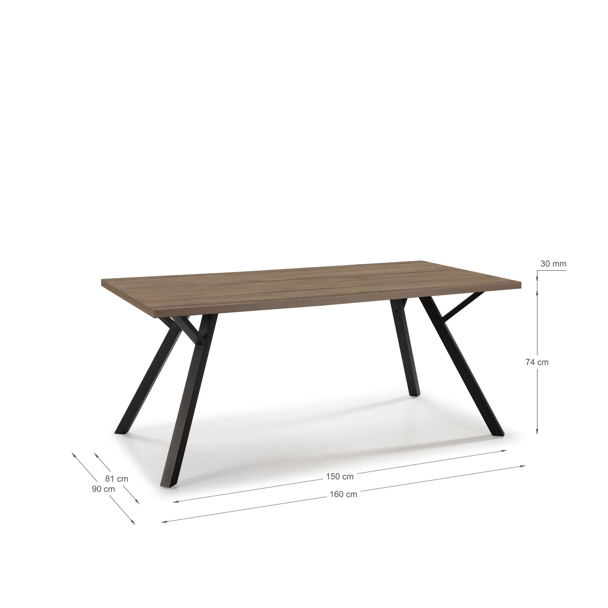Mesa de Comedor Extensible Senija 160x90 cm