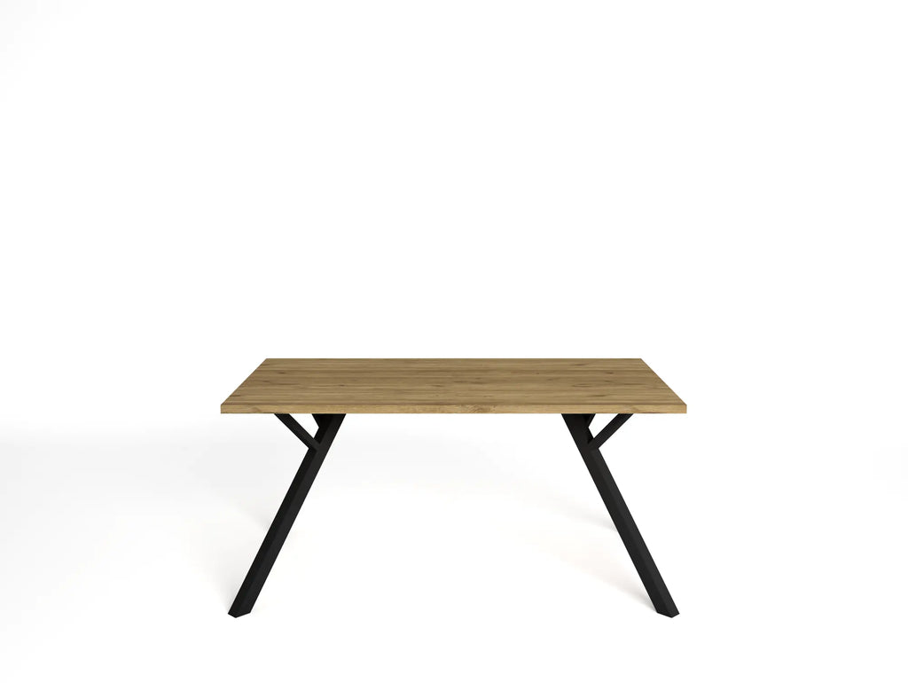 Mesa de Comedor Extensible Paola 160x90 cm - frontal