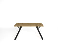 Mesa de Comedor Extensible Paola 160x90 cm - frontal