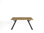 Mesa de Comedor Extensible Paola 160x90 cm - frontal
