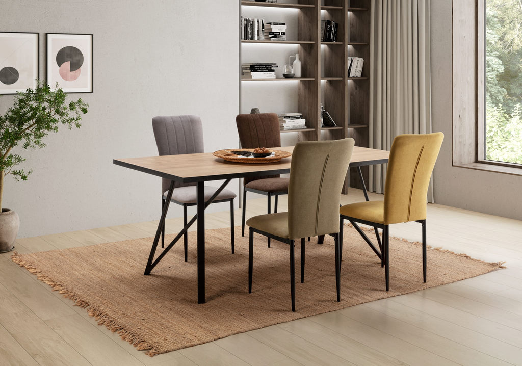Mesa de comedor extensible Relleu 180x90 cm - Marckeric