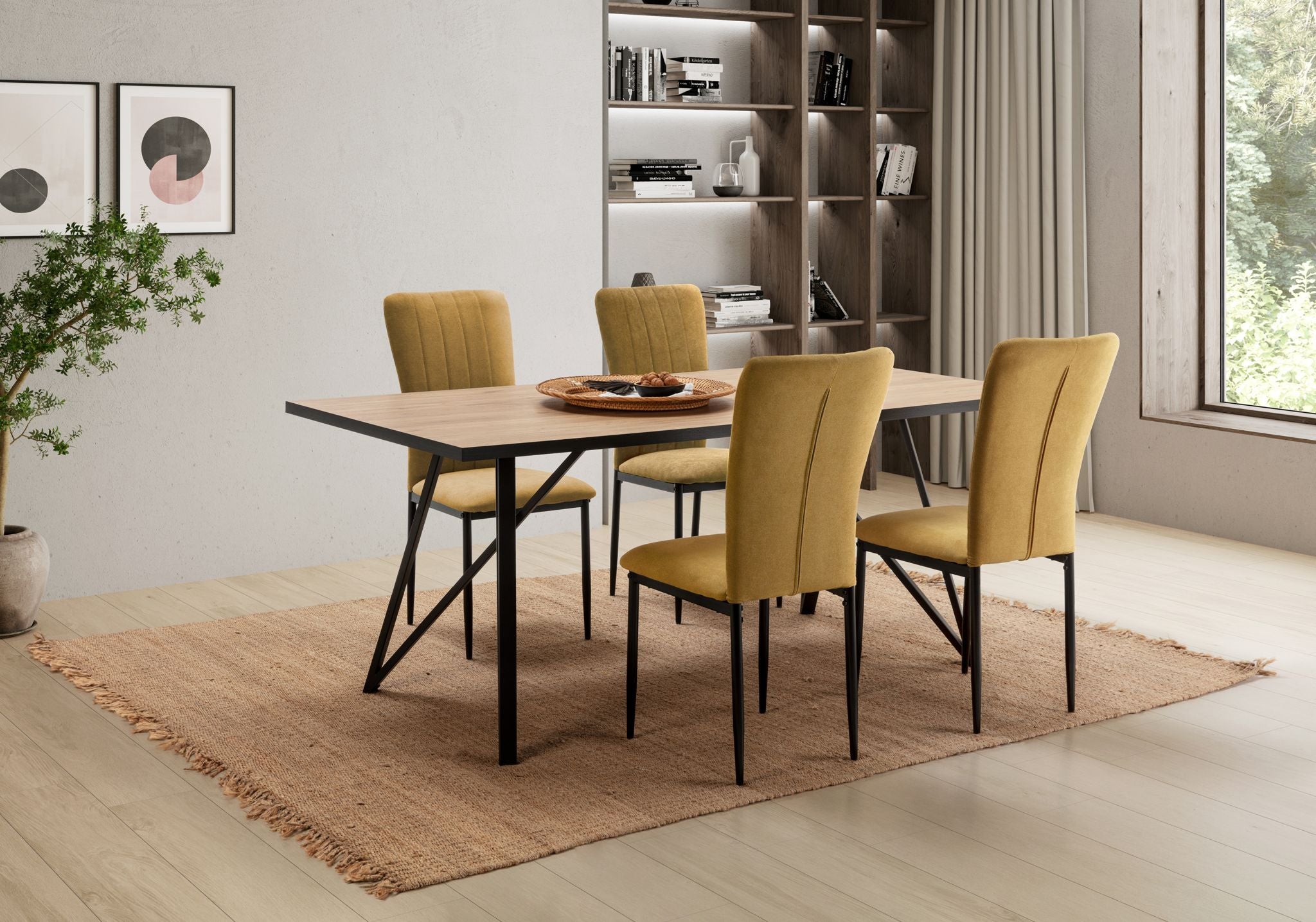 Mesa de Comedor Extensible Myla 180x90 cm