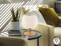 Lámpara de mesa Baloon oro y opal