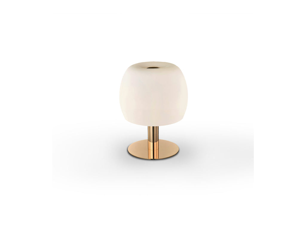 Lámpara de mesa Baloon oro y opal