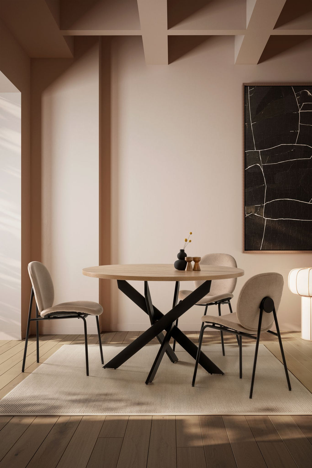 Mesa de comedor extensible Vera 120 cm - Marckeric