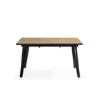 Mesa de comedor extensible Ezcaray 140/180 cm - Natural / Canto Bocamina