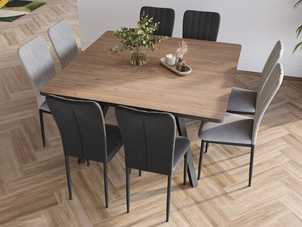 Mesa de Comedor Extensible Beni 136x136 cm