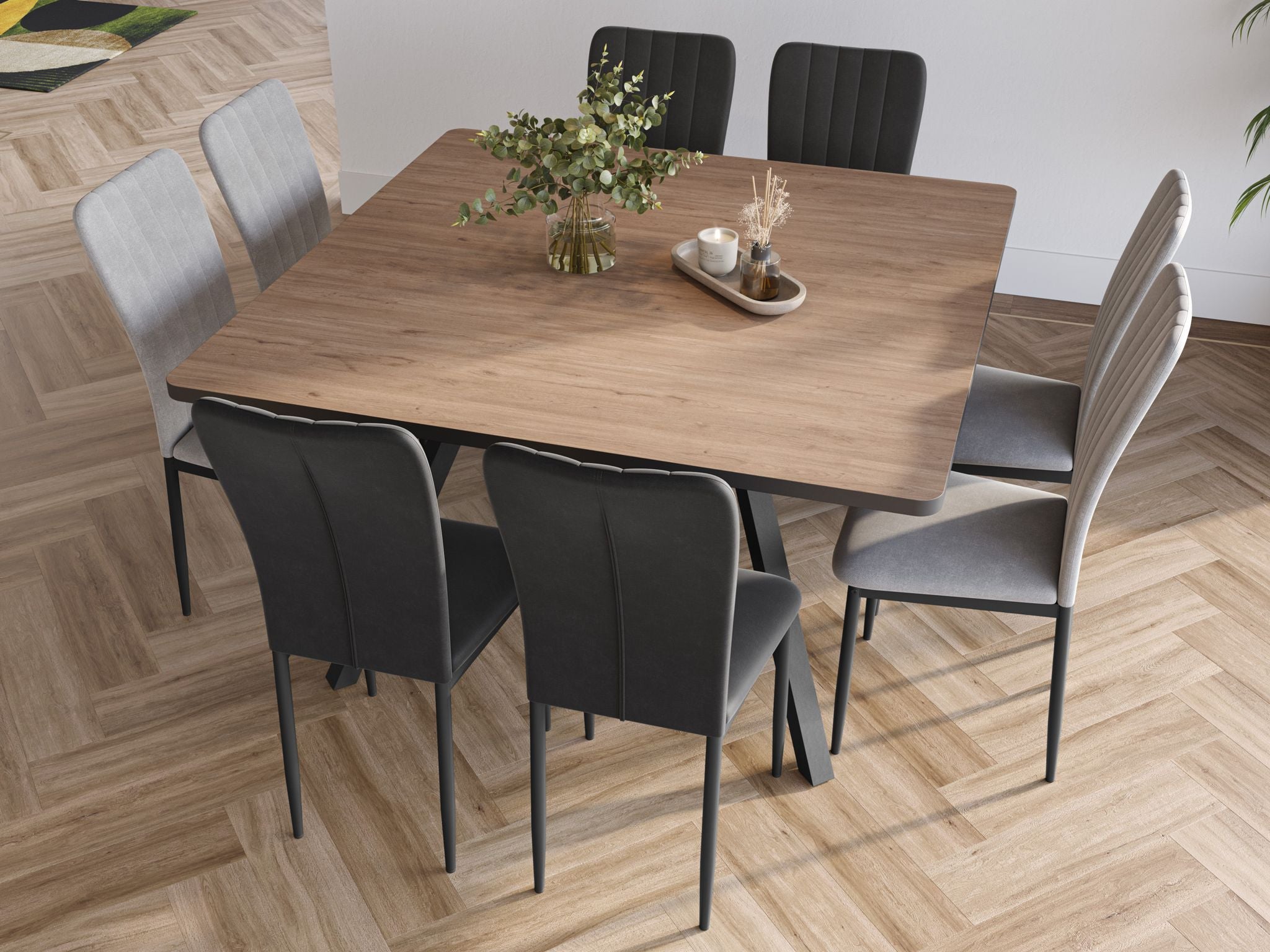 Mesa de Comedor Extensible Beni 136x136 cm